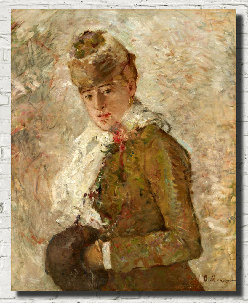Berthe Morisot, French Fine Art Print : Woman With a Muff