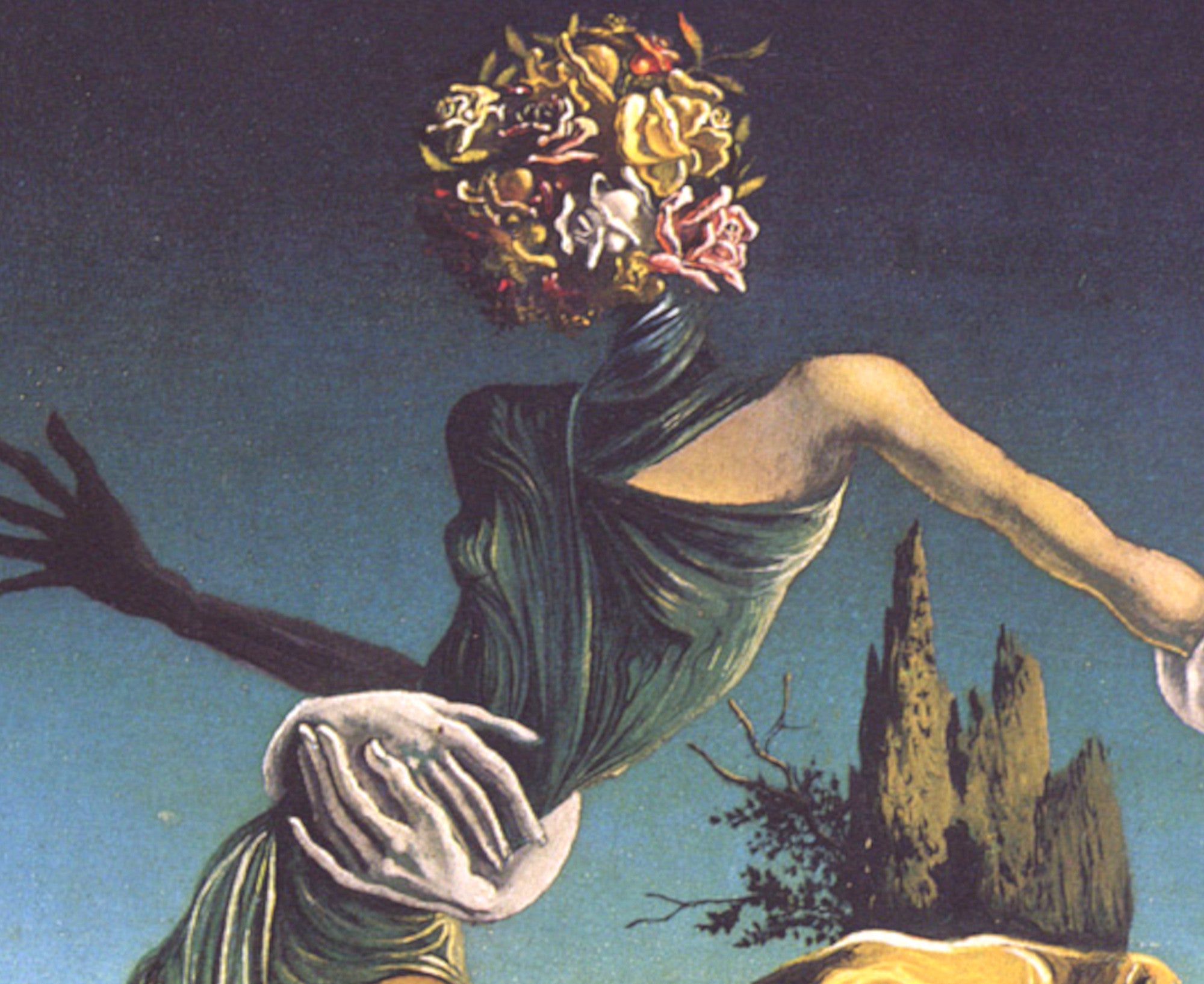 Salvador Dali Fine Art Print : Woman with a Head of Roses
