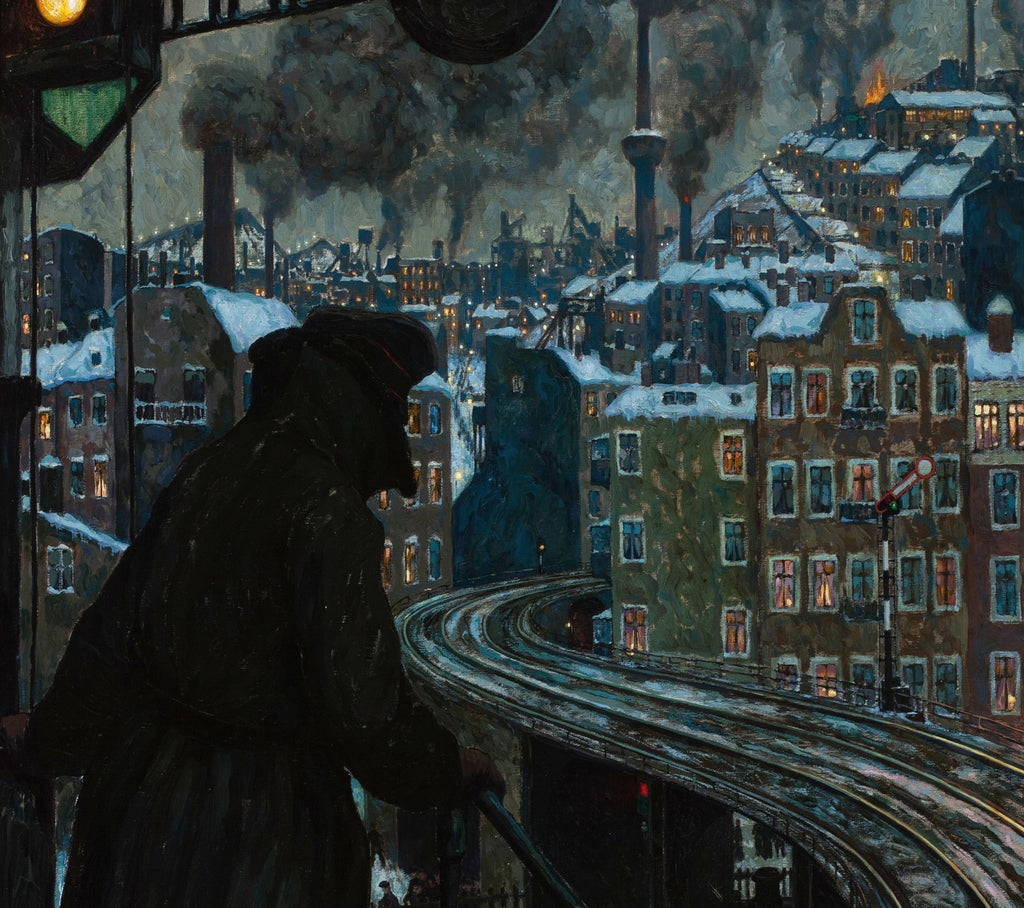 Working Class City, Hans Baluschek Fine Art print