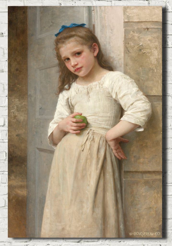 William-Adolphe Bouguereau, Fine Art Print : Yvonne on the Dorrstep