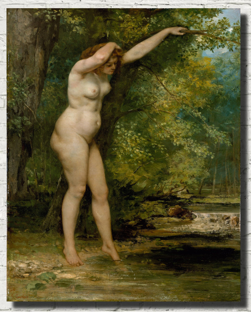 Gustave Courbet Fine Art Print, Young Bather