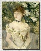 Berthe Morisot, French Fine Art Print : Young Girl in a Ball Gown