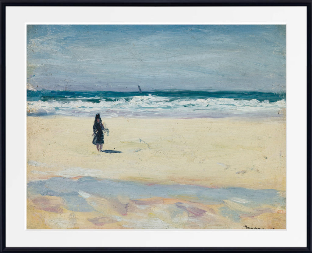 Young Girl on the Beach, Albert Marquet, Coastal Landscape