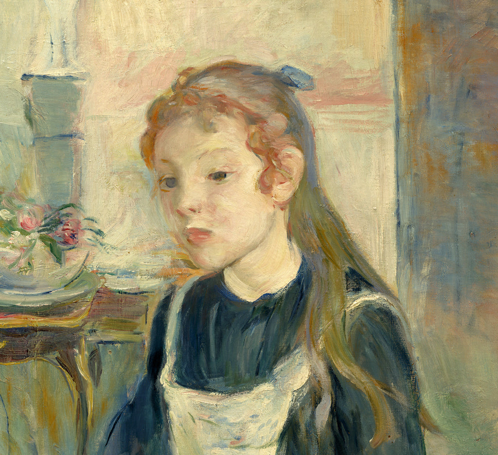 Berthe Morisot, French Fine Art Print : Young Girl With an Apron
