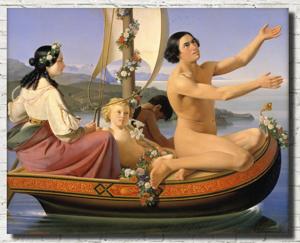 Ditlev Blunck Fine Art Print : Youth, The Four Ages of Man