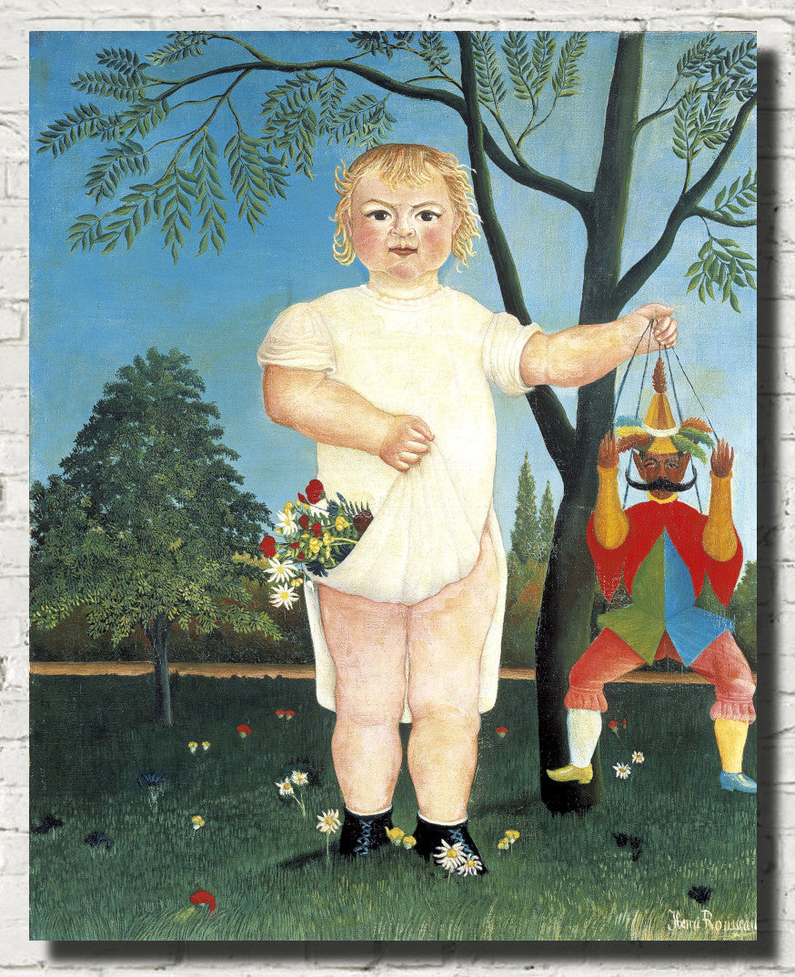 Henri Rousseau, Post- Impressionist Fine Art Print, In celebration of the child