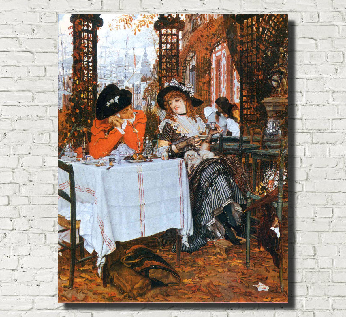 James Tissot Fine Art Print: Luncheon