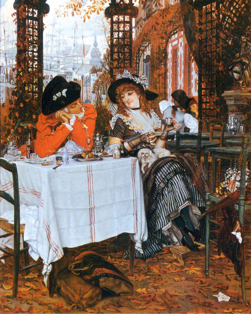 James Tissot Fine Art Print: Luncheon