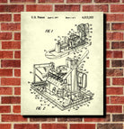 Airboat Blueprint Art Nautical Patent Print Sailing Poster