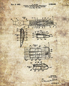 Aircraft Propeller Blueprint Aircraft Poster Airplane Patent Print