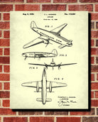 Aircraft Patent Art Blueprint Poster Wall Art - OnTrendAndFab