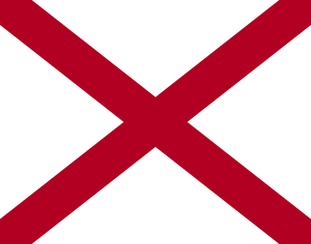 Alabama State Flag Print
