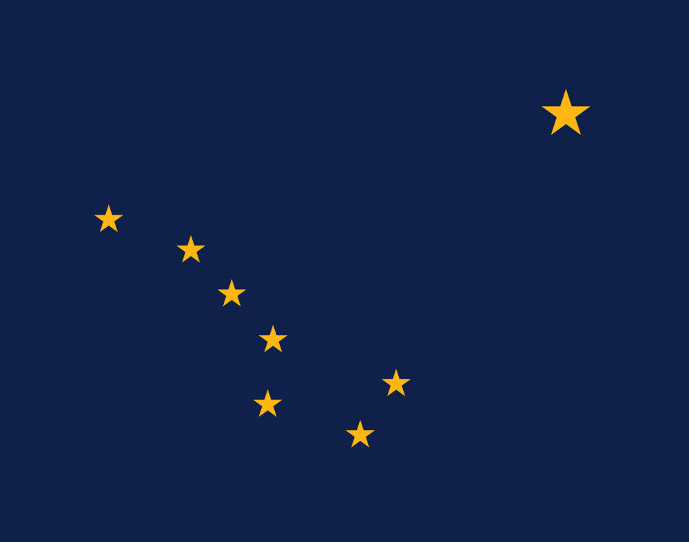 Alaska State Flag Print