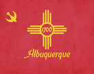 Albuquerque New Mexico City Flag Print