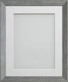 Grey Painted Bevelled Wooden Frames For Prints - Landscape and Portrait Formats