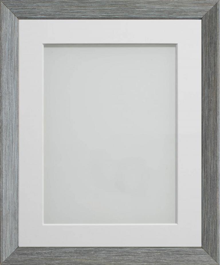 Grey Painted Bevelled Wooden Frames For Prints - Landscape and Portrait Formats