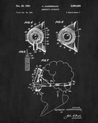 Medical Patent print Anaesthetic Equipment Blueprint poster