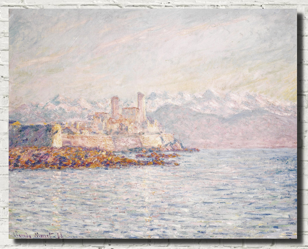 Claude Monet Fine Art Print, Antibes