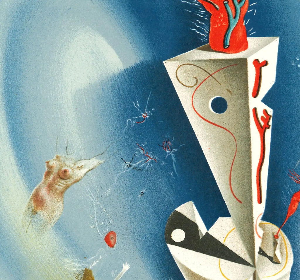 Apparatus and Hand, Salvador Dali Fine Art Print 