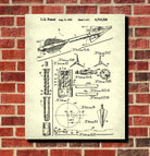 Archery Patent Print Archer Poster Arrows Blueprint