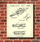 Archery Poster Archer Patent Print Arrows Blueprint