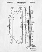 Archery Poster Archer Patent Print Bow Blueprint