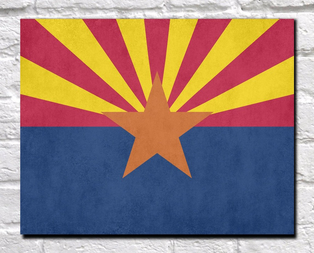 Arizona State Flag Print