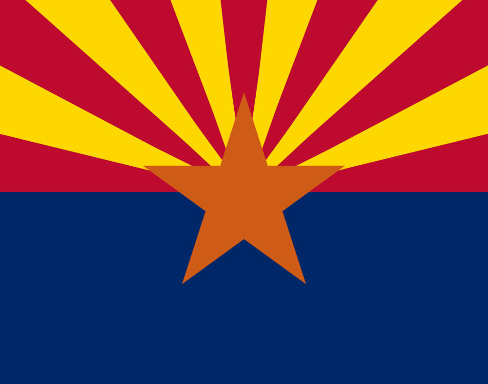 Arizona State Flag Print