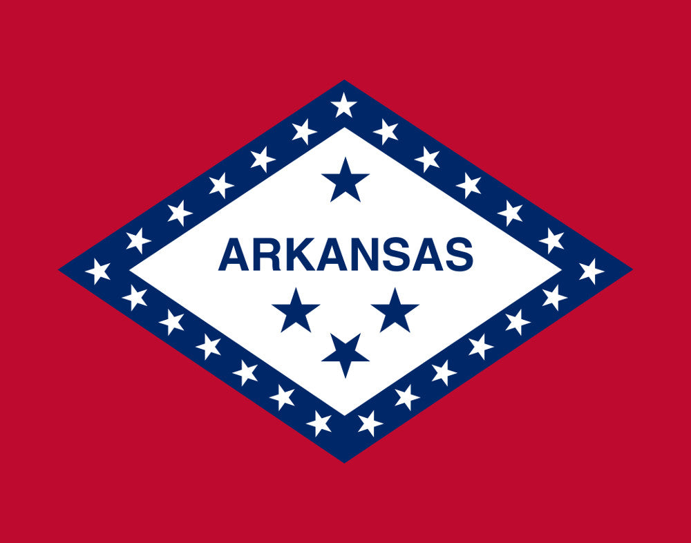 Arkansas State Flag Print