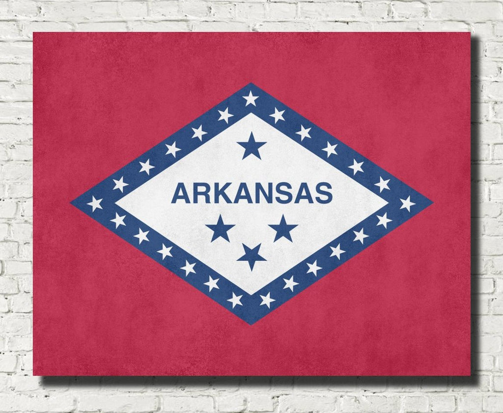 Arkansas State Flag Print