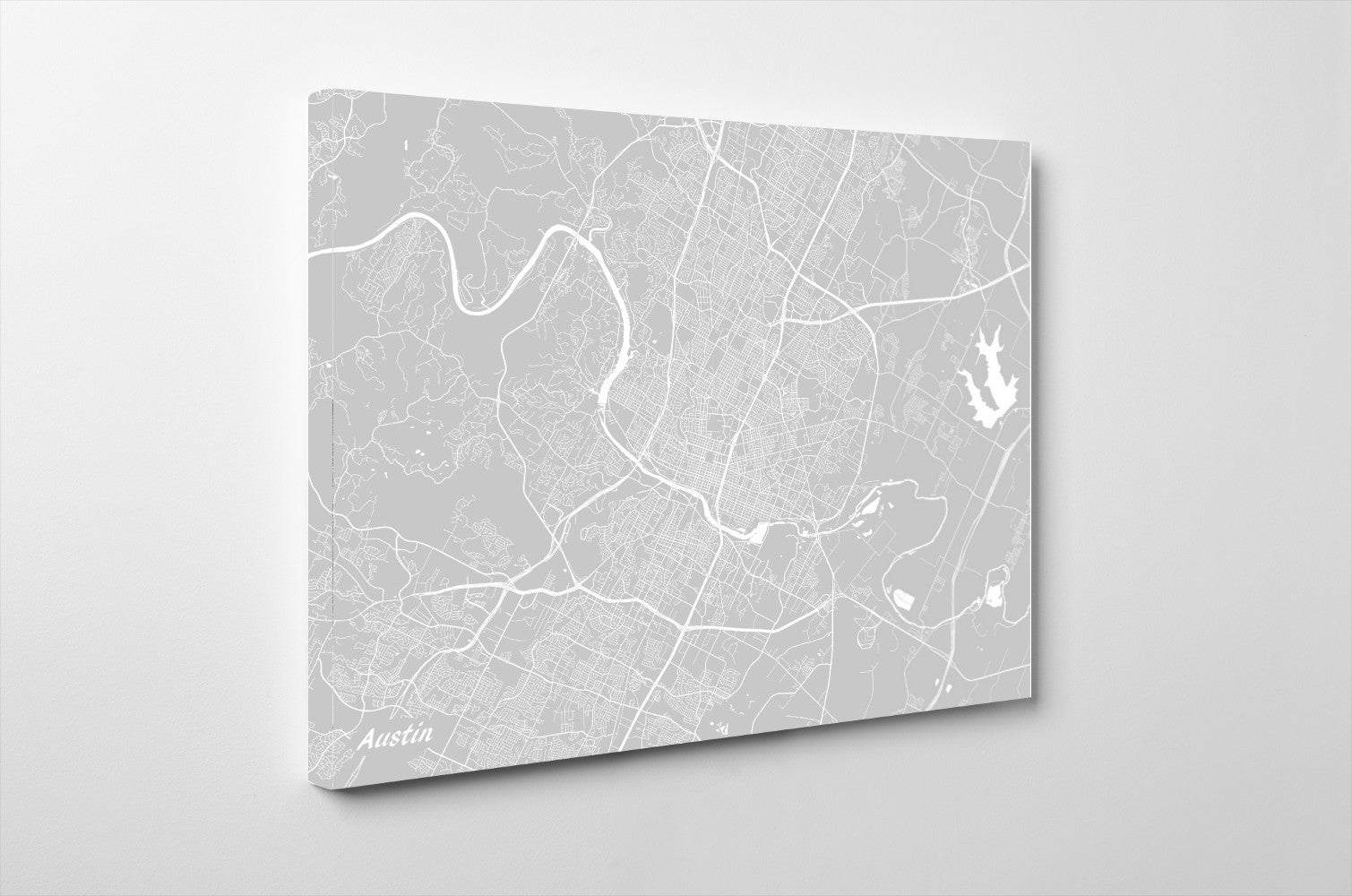 Austin City Street Map Print Custom Map Austin Texas - OnTrendAndFab