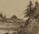 Sesshū Tōyō Fine Art Print, Japanese Autumn Landscape