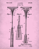 Badminton Patent Print Sports Blueprint Poster - OnTrendAndFab