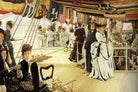 James Tissot Fine Art Print: Ball on Shipboard