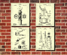 Barbershop Patent Prints Set 4 Hairdressing Posters - OnTrendAndFab