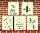 Barber Patent Prints Set 5 Hairdressing Posters Barber Gift