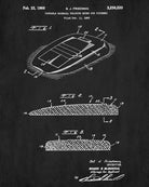 Baseball Training Mound Patent Print Sports Poster