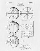 Basketball Patent Print Sports Blueprint Poster - OnTrendAndFab