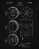 Basketball Patent Print Sports Blueprint Poster - OnTrendAndFab