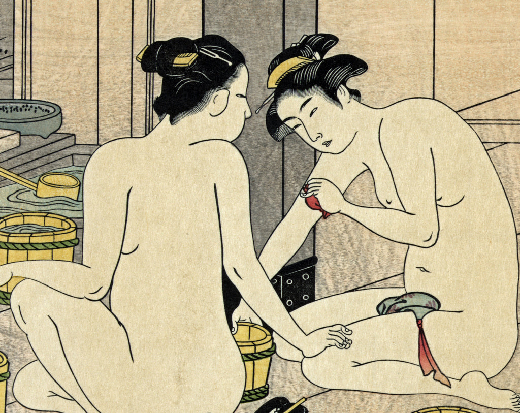Torii Kiyonaga, Japanese Fine Art Print, Bathhouse Women
