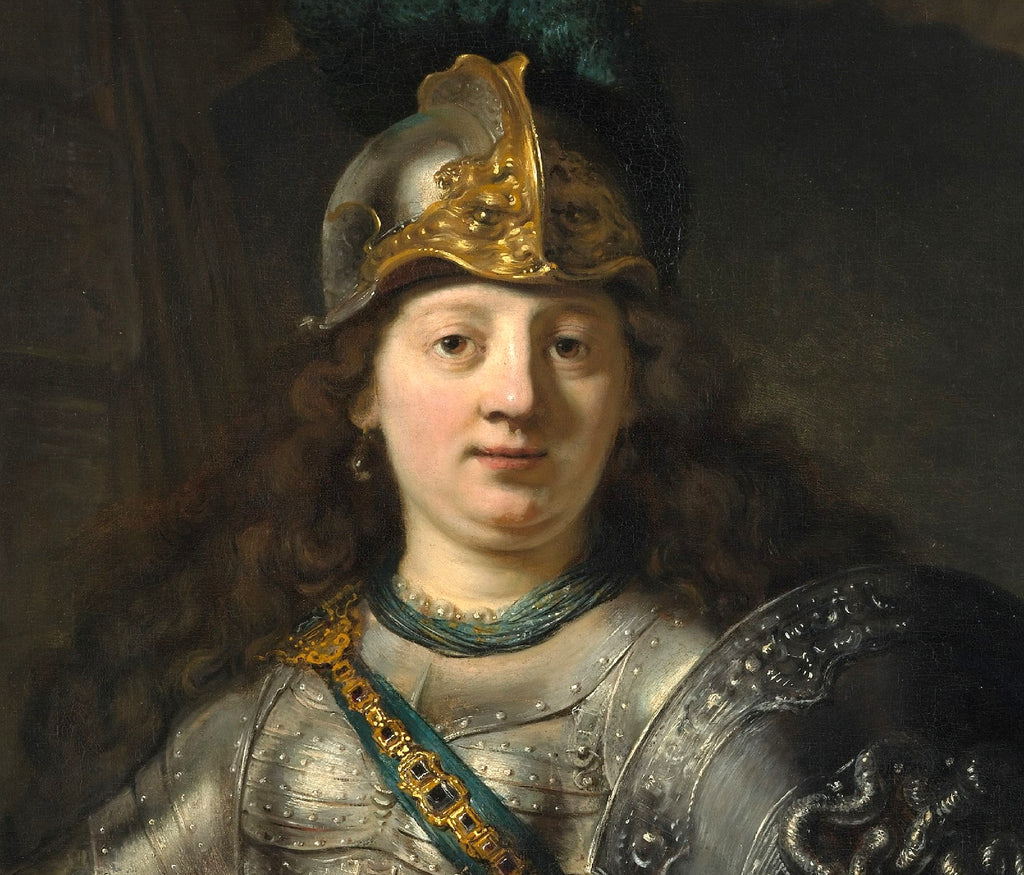 Rembrandt Fine Art Print, Bellona - Roman Goddess of War