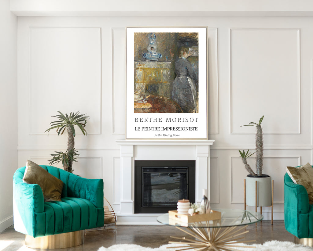 Berthe Morisot Exhibition Poster, In the Dining Room