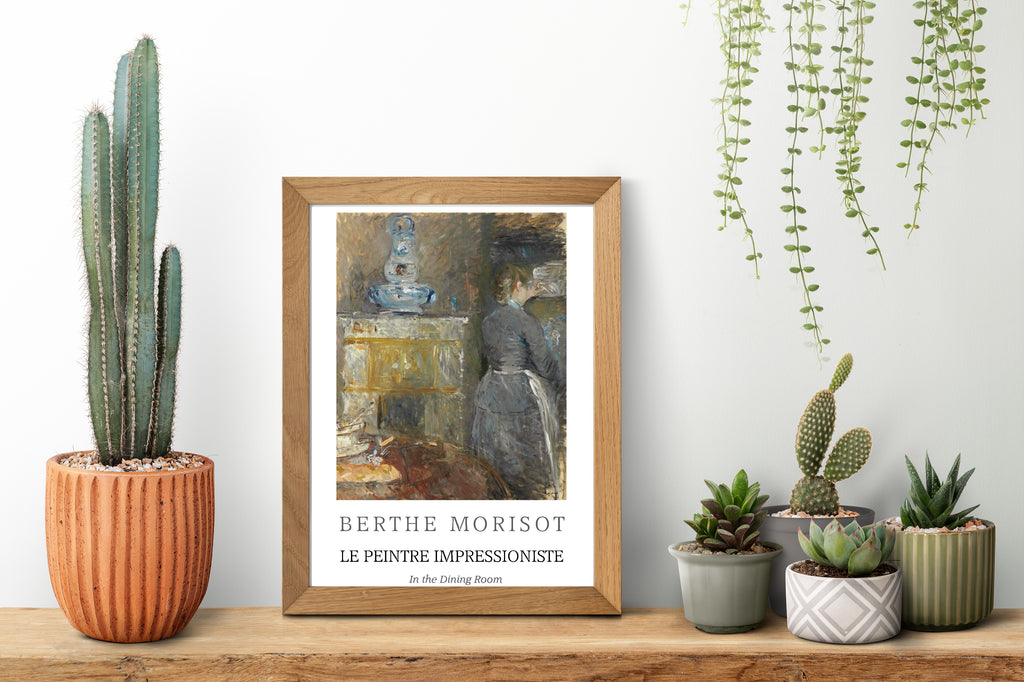 Berthe Morisot Exhibition Poster, In the Dining Room