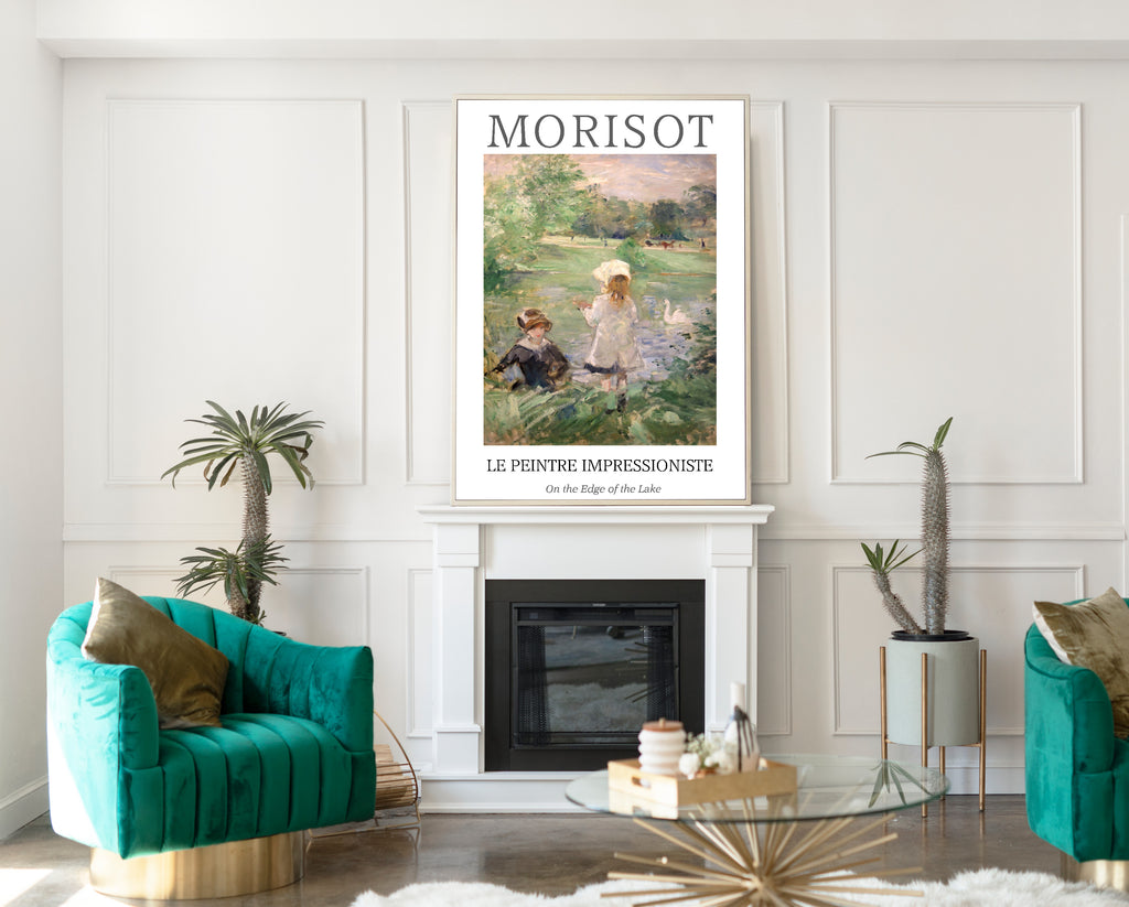 Berthe Morisot Exhibition Poster, On the Edge of the Lake