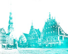 Riga Blackheads Print City Landscape Poster Feature Wall Art