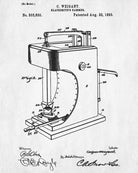 Blacksmiths Hammer Patent Print Workshop Wall Art Blueprint Poster