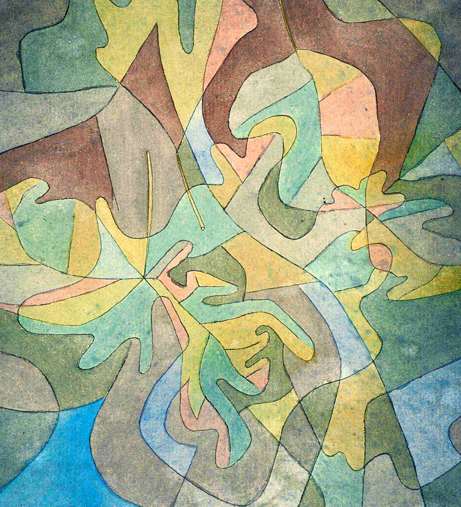 Paul Klee Fine Art Print, Flowers in the Vase