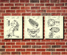 Sailing Patent Prints Set 3 Nautical Safety Posters