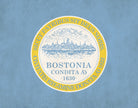 Boston Massachusetts City Flag Print