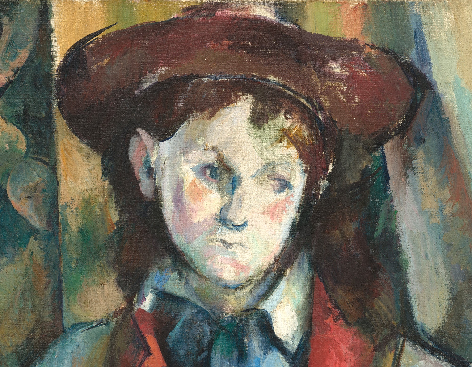 Paul Cézanne Post-Impressionist Fine Art Print, Boy in the Red Waistcoat